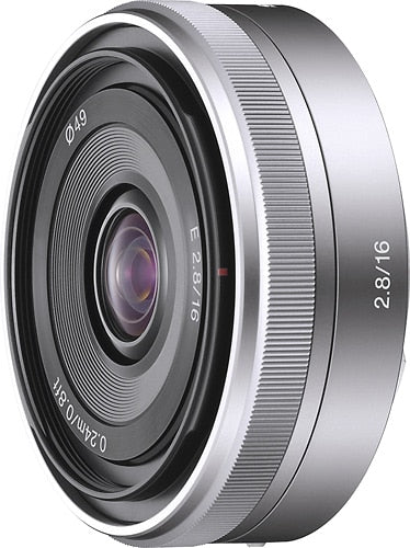 Sony - 16mm f/2.8 E-Mount Wide-Angle Lens - Silver_1