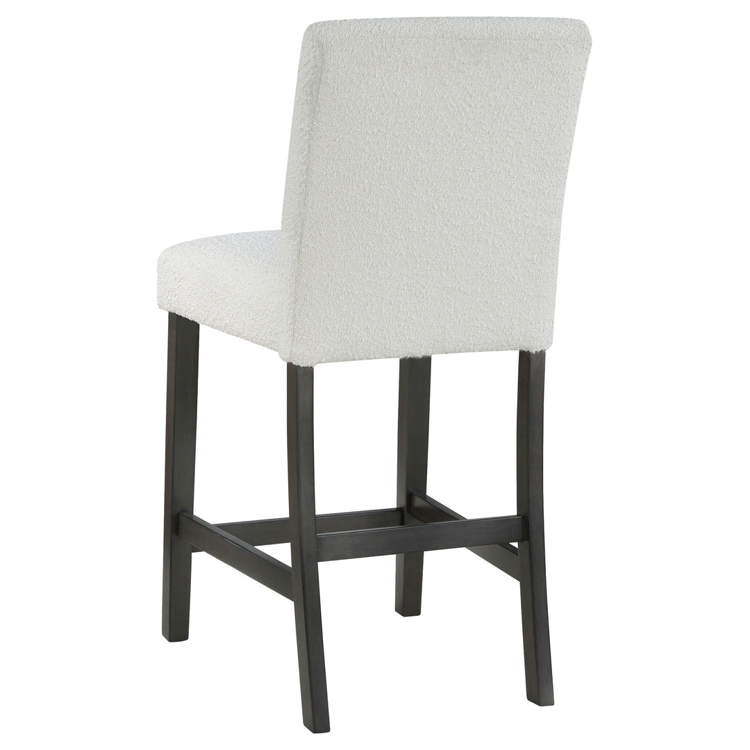 Alba Boucle Upholstered Counter Height Dining Chair White and Charcoal Grey (Set of 2)_6