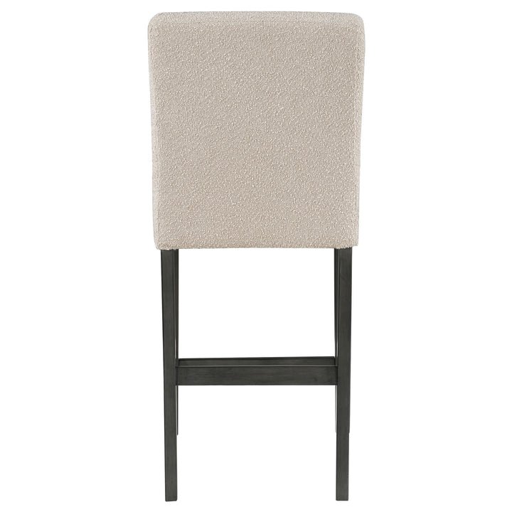 Alba Boucle Upholstered Counter Height Dining Chair Beige and Charcoal Grey (Set of 2)_7
