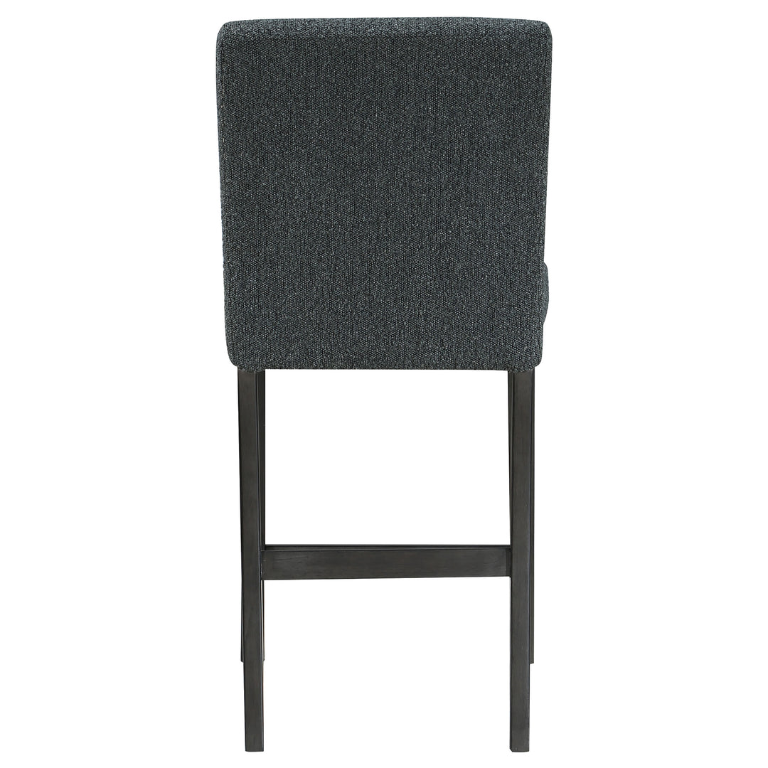 Alba Boucle Upholstered Counter Height Dining Chair Black and Charcoal Grey (Set of 2)_7