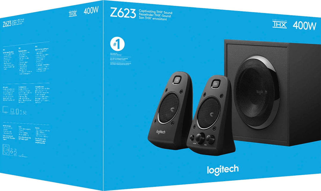 Logitech - Z623 2.1 Speaker System (3-Piece) - Black_3