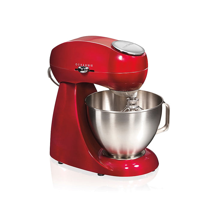 Hamilton Beach - Eclectrics All-Metal Stand Mixer - Red_3