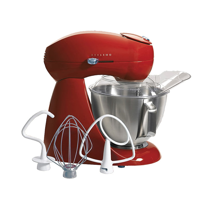 Hamilton Beach - Eclectrics All-Metal Stand Mixer - Red_2