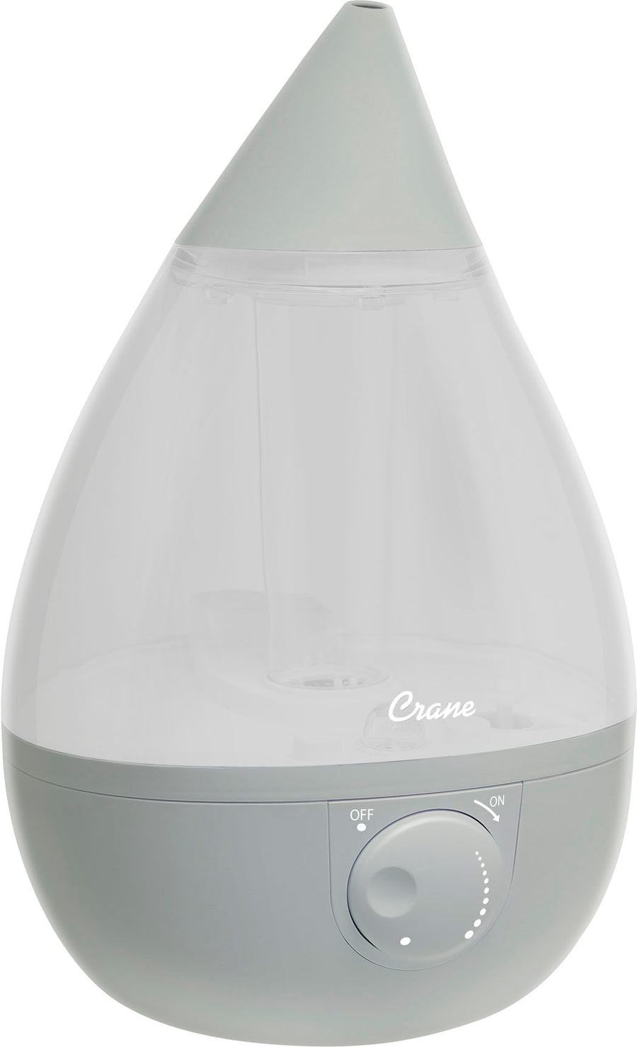 CRANE - 1 Gal. Drop Ultrasonic Cool Mist Humidifier - Grey_0