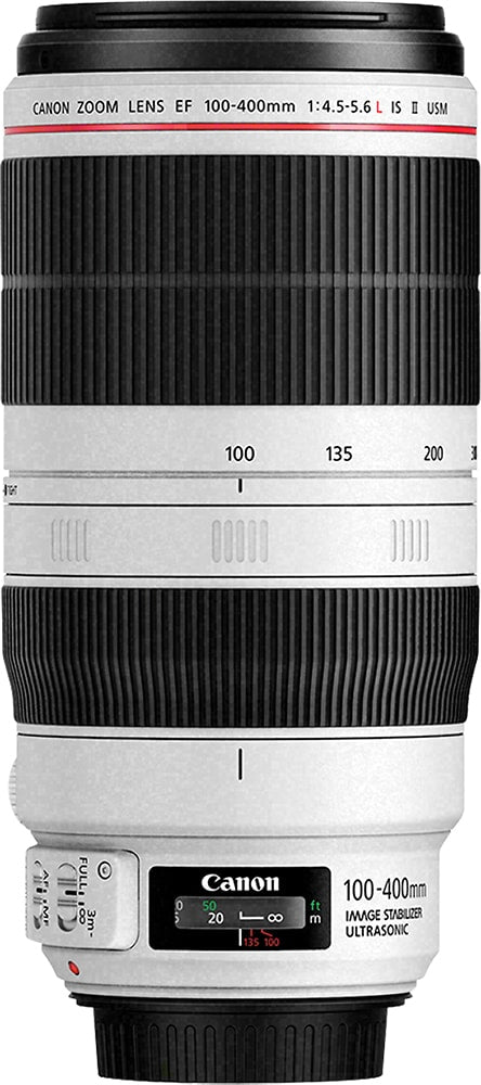 Canon - EF 100-400mm f/4.5-5.6L IS II USM Telephoto Zoom Lens - White_1
