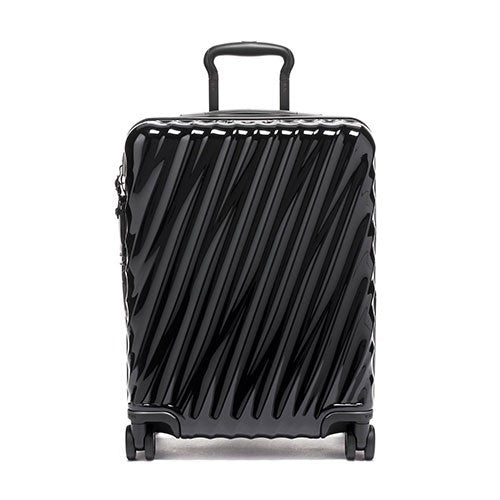 19 Degree Continental Expandable Hardside 4 Wheel Carry-On Black_0