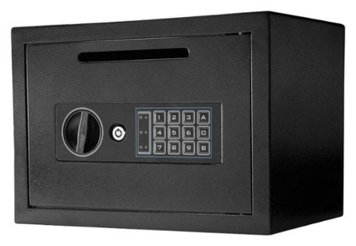 Barska - Compact Keypad Depository Safe - Black_0