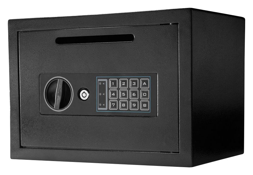 Barska - Compact Keypad Depository Safe - Black_1