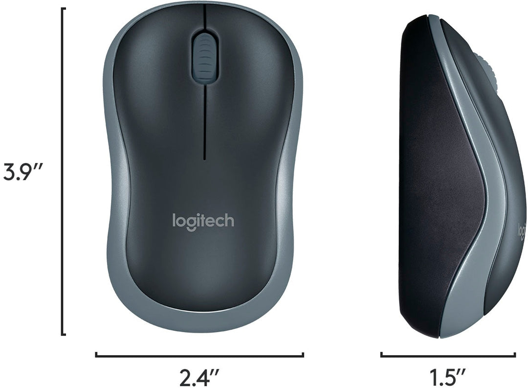 Logitech - MK270 Full-size Wireless Membrane Keyboard and Mouse Bundle for Windows - Black_8