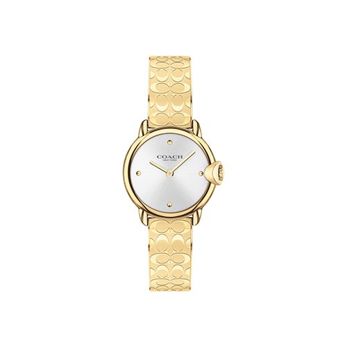 Ladies Arden Gold-Tone Bangle Watch Silver Dial_0