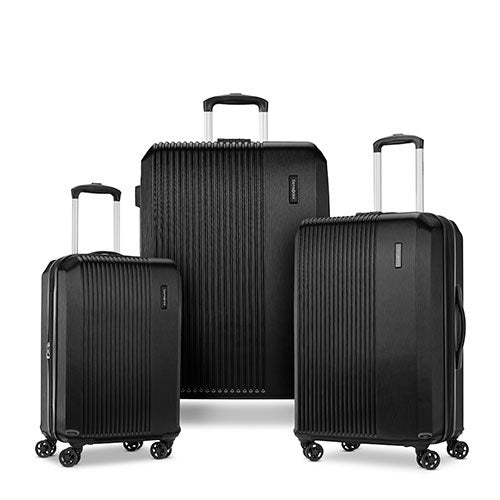 Alliance SE 3pc Hardside Spinner Luggage Set Bass Black_0