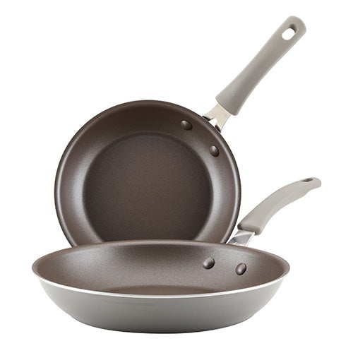 Cook + Create Twin Pack 9.5" & 11.75" Nonstick Fry Pans Gray_0