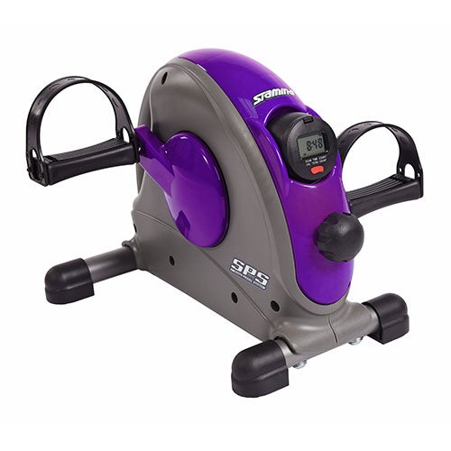 Mini Exercise Bike w/ Smooth Pedal System Purple_0