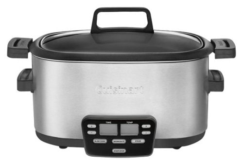 Cuisinart - Cook Central 6-Quart 3-in-1 Multicooker - Stainless Steel_0