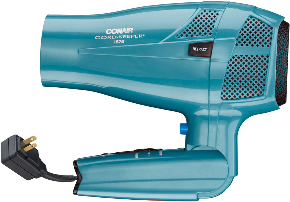 Conair - Cord-Keeper 1875W Ionic Conditioning Styler/Hair Dryer - Blue_1