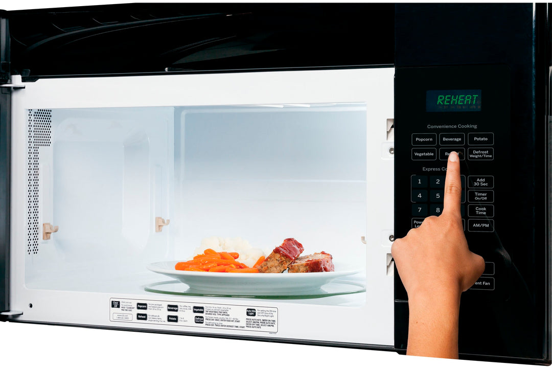 GE - 1.6 Cu. Ft. Over-the-Range Microwave - Stainless steel_9