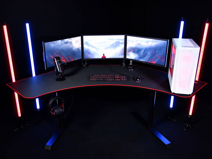 Arozzi - Arena Angelo Gaming Desk - Black_4