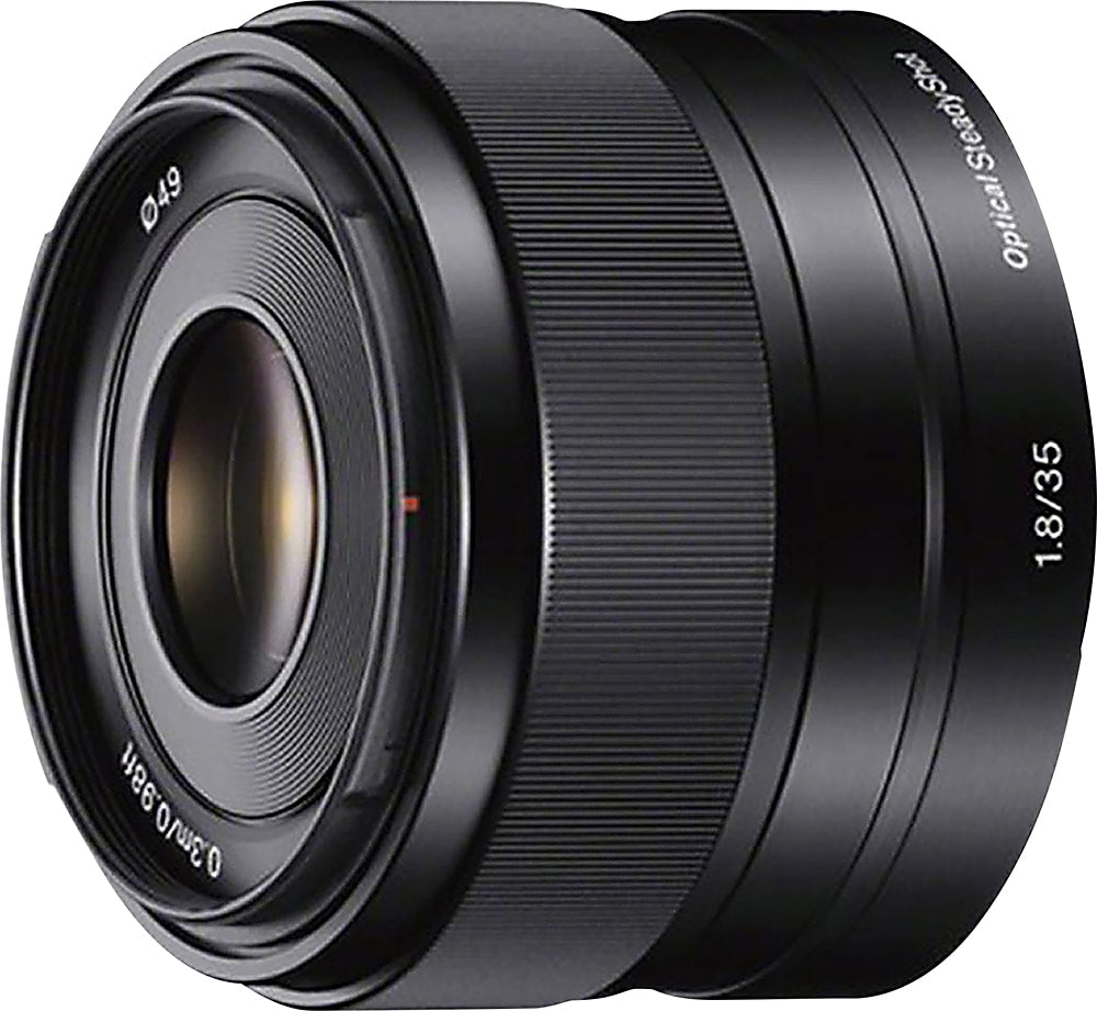 Sony - 35mm f/1.8 Prime Lens for Most NEX E-Mount Cameras - Black_2