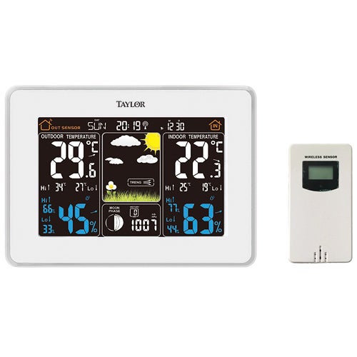WeatherGuide Deluxe Digital Weather Forecaster w/ Barometer_0
