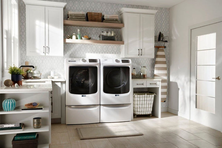 Maytag - Washer/Dryer Laundry Pedestal with Storage Drawer - White_12
