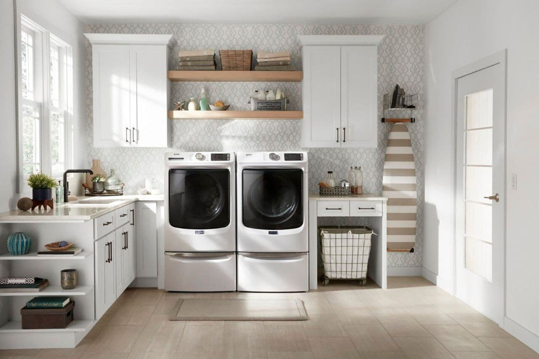 Maytag - Washer/Dryer Laundry Pedestal with Storage Drawer - White_13