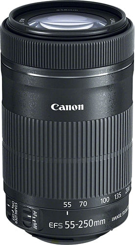 Canon - EF-S 55-250mm f/4-5.6 IS STM Telephoto Zoom Lens for Select Cameras - Black_2