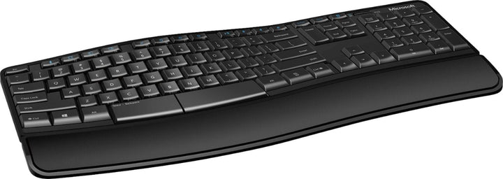 Microsoft - Ergonomic Full-size Wireless Sculpt Comfort Desktop USB Keyboard and Mouse Bundle - Black_5