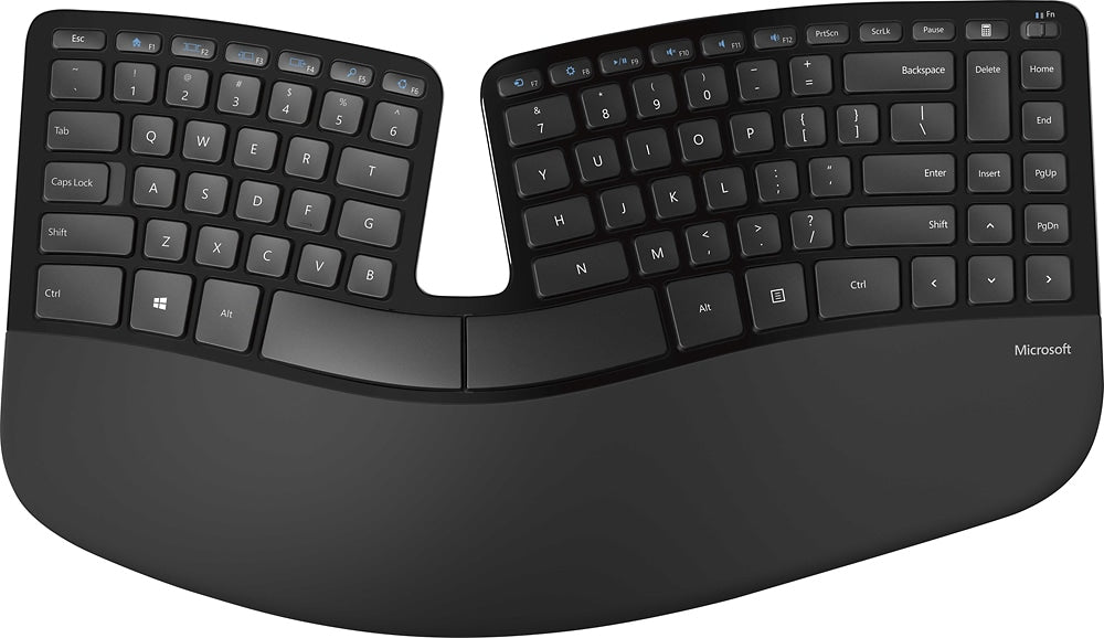 Microsoft - Sculpt Desktop Ergonomic Full-size Wireless USB Keyboard and Mouse Bundle - Black_9