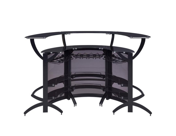 Curved Bar Unit Smoke and Black, Set of 3_6