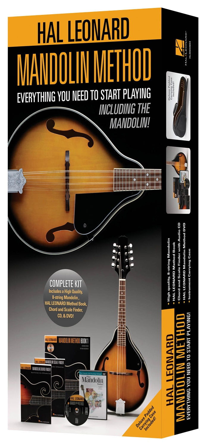 Hal Leonard - Mandolin Method Pack - Orange/Black/White/Gray_1