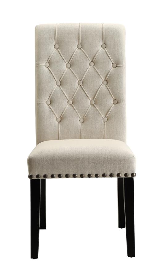 Tufted Back Upholstered Side Chairs Beige (Set of 2)_1