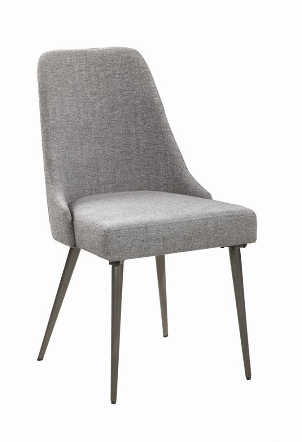 Levitt Upholstered Dining Chairs Grey (Set of 2)_0