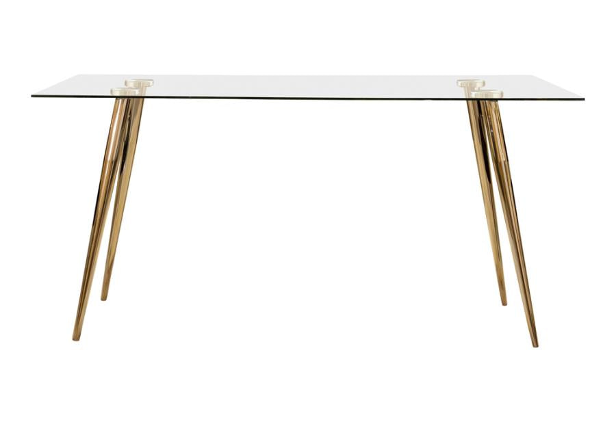Gilman Rectangle Glass Top Dining Table_1