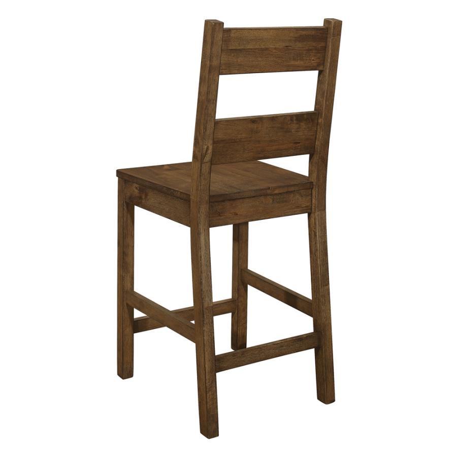 Coleman Counter Height Stools Rustic Golden Brown (Set of 2)_5