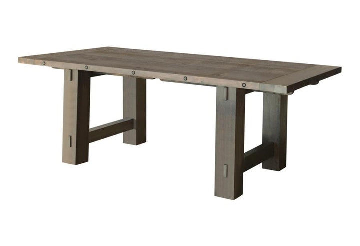 Calandra Rectangle Dining Table with Extension Leaf Vintage Java_5