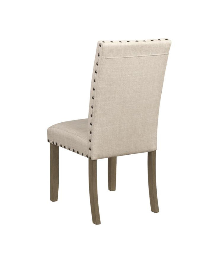 Coleman Upholstered Side Chairs Beige and Rustic Brown (Set of 2)_2