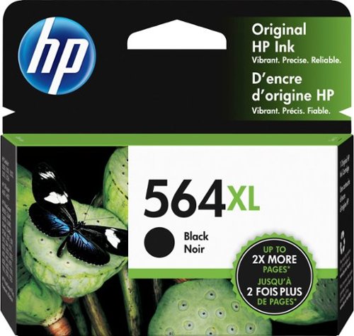 HP - 564XL High-Yield Ink Cartridge - Black_0