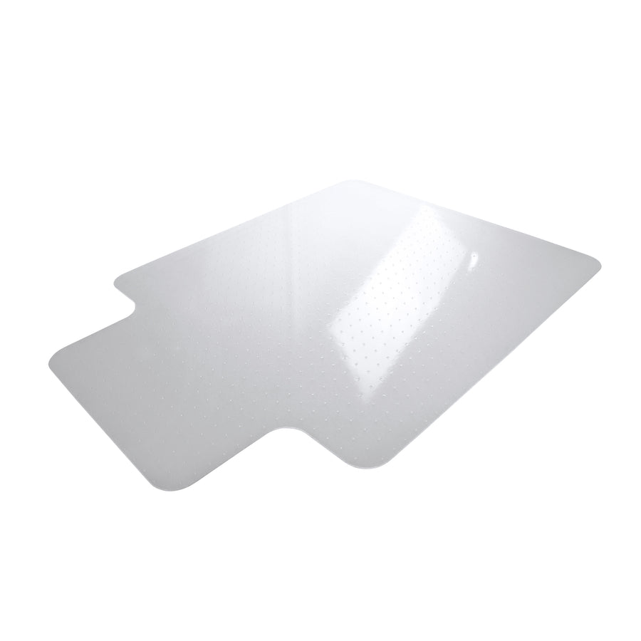 Floortex Executive Polycarbonate Lipped Chair Mat 48" x 53" for Carpet - Clear_0