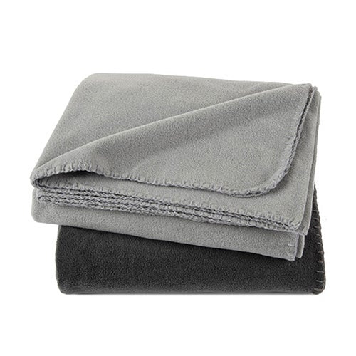 2-Pack Supersoft Microfiber Throw Set Light Gray/Charcoal Gray_0