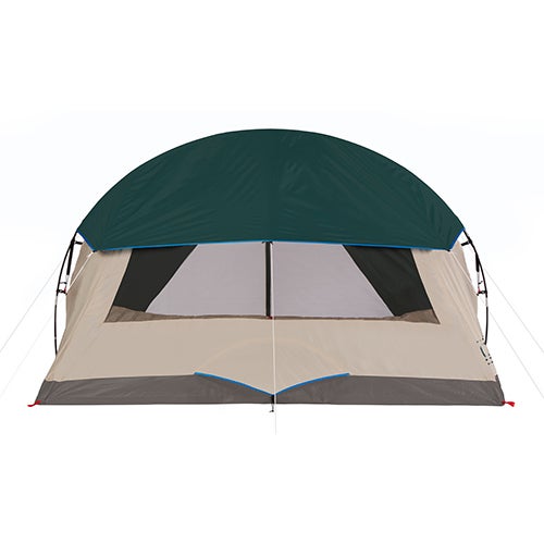 6-Person Cabin Tent w/ Screened Porch Evergreen_0