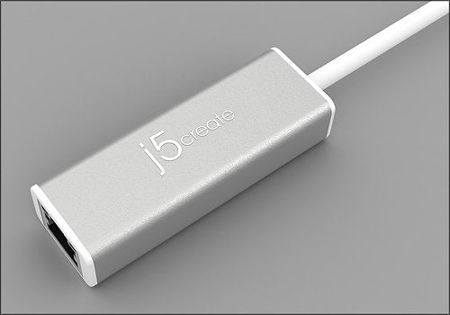 j5create - USB 3.0-to-Gigabit Ethernet Adapter - Gray_0