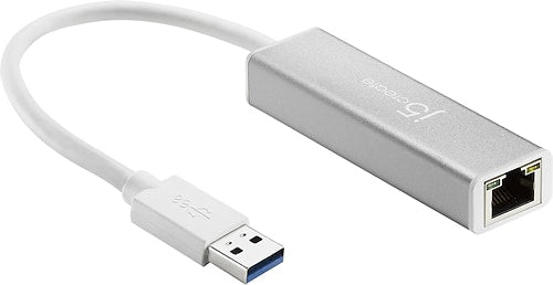 j5create - USB 3.0-to-Gigabit Ethernet Adapter - Gray_2