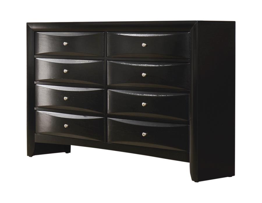 Briana Rectangular 8-drawer Dresser Black_2