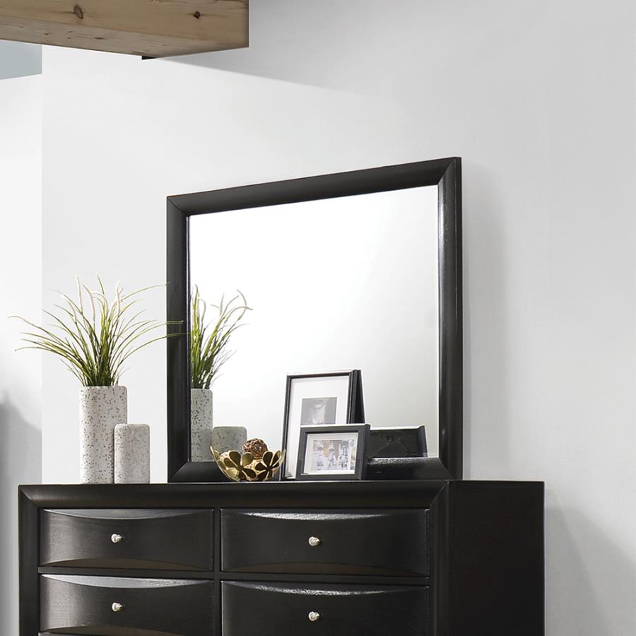 Briana Rectangle Dresser Mirror Black_0