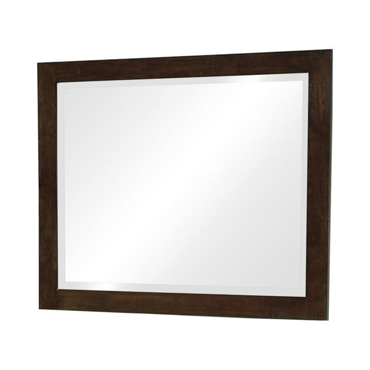 Jessica Rectangular Wall Mirror Cappuccino_2