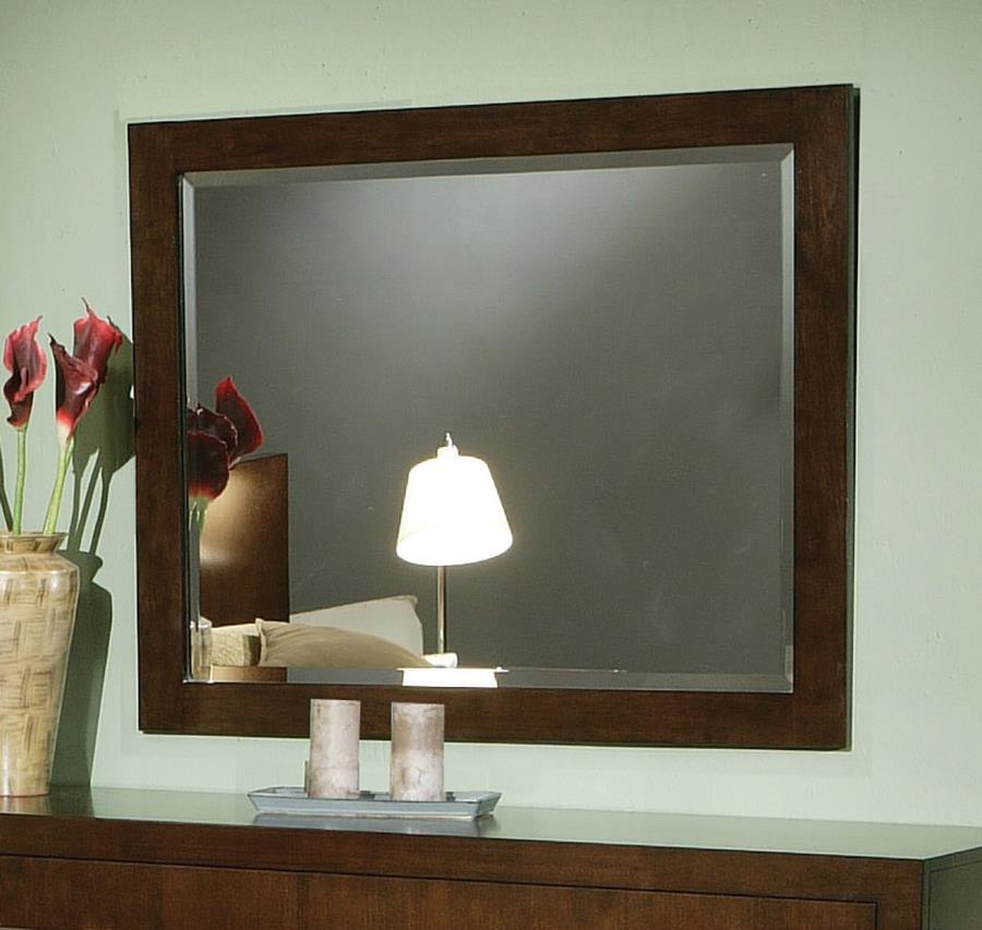 Jessica Rectangular Wall Mirror Cappuccino_0