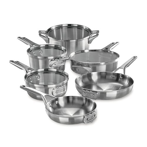 Premier Space Saving 10pc Stainless Steel Cookware_0