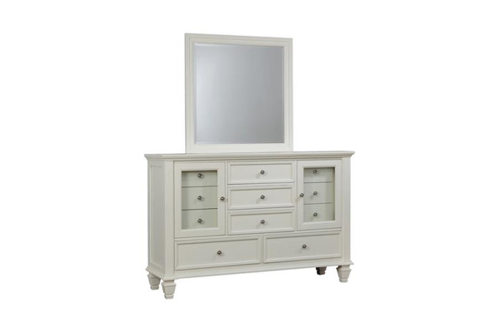 Sandy Beach 11-drawer Rectangular Dresser White_9