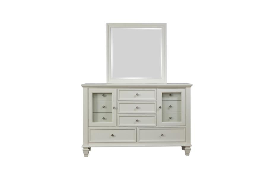 Sandy Beach 11-drawer Rectangular Dresser White_10