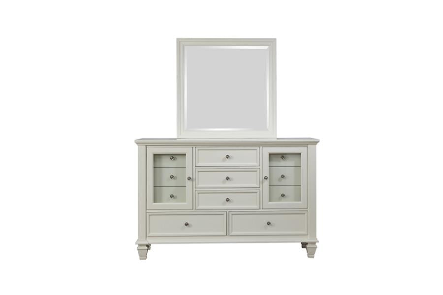 Sandy Beach 11-drawer Rectangular Dresser White_1